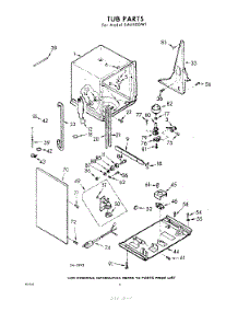 04 - Tub parts for Whirlpool SAU500W1 / from AppliancePartsPros.com