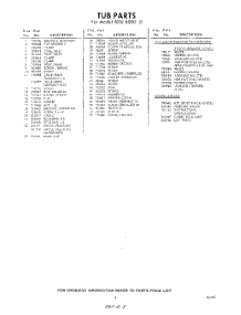 03 - Lit / Optional parts for Whirlpool SDU60000 / from AppliancePartsPros.com