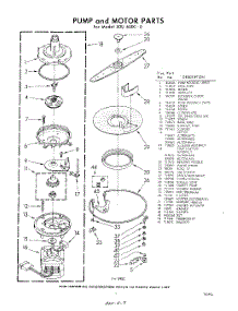 07 - Section parts for Whirlpool SDU60000 / from AppliancePartsPros.com