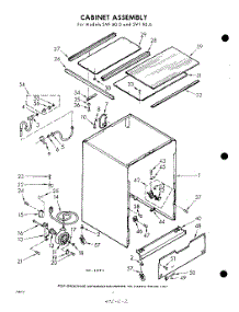 02 - Cabinet parts for Whirlpool SVF80W0 / from AppliancePartsPros.com