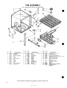 06 - Tub parts for Whirlpool SVF80W0 / from AppliancePartsPros.com