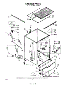 02 - Cabinet parts for Whirlpool Dishwasher SXF325W1 / from AppliancePartsPros.com