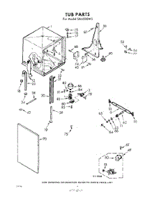 04 - Tub parts for Whirlpool SAU500W3 / from AppliancePartsPros.com