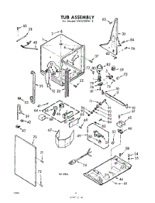 04 - Tub parts for Whirlpool SWU100W2 / from AppliancePartsPros.com