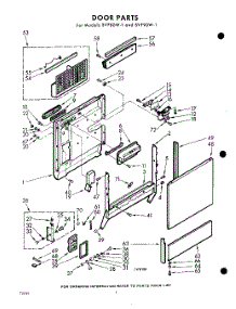 04 - Door parts for Whirlpool SVF80W1 / from AppliancePartsPros.com