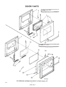04 - Door parts for Whirlpool RYE7700W5 / from AppliancePartsPros.com