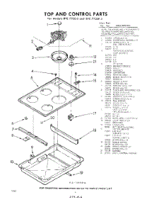 06 - Top And Console parts for Whirlpool RYE7700W5 / from AppliancePartsPros.com