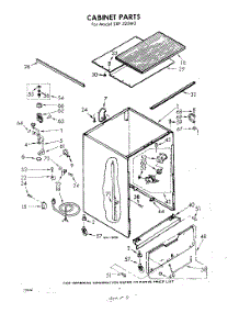 02 - Cabinet parts for Whirlpool Dishwasher SXF325W2 / from AppliancePartsPros.com