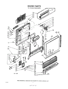 02 - Door parts for Whirlpool SAU530P0 / from AppliancePartsPros.com