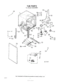 04 - Tub parts for Whirlpool SAU530P0 / from AppliancePartsPros.com