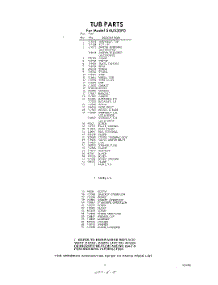 05 - Section parts for Whirlpool SAU530P0 / from AppliancePartsPros.com
