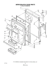 07 - Refrigerator Door parts for Whirlpool Refrigerator ET25DMXVM01 / from AppliancePartsPros.com