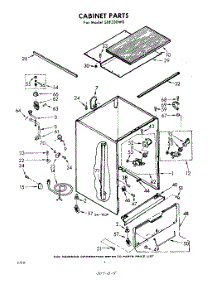 02 - Cabinet parts for Whirlpool Dishwasher SXF330W0 / from AppliancePartsPros.com