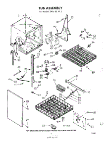 04 - Tub parts for Whirlpool SWU60W2 / from AppliancePartsPros.com