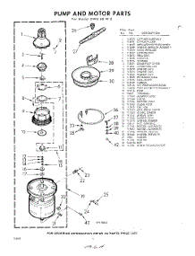 06 - Pump And Motor parts for Whirlpool SWU60W2 / from AppliancePartsPros.com
