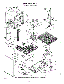 04 - Tub parts for Whirlpool SWU70W0 / from AppliancePartsPros.com
