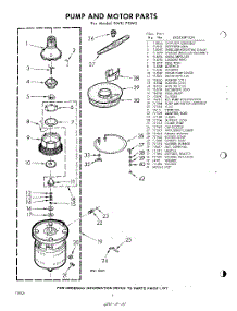 06 - Pump And Motor parts for Whirlpool SWU70W0 / from AppliancePartsPros.com