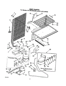 05 - Unit parts for Whirlpool Refrigerator RT14FCLWL00 / from AppliancePartsPros.com
