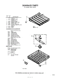 07 - Dish Rack , Lit / Optional parts for Whirlpool SAU530W1 / from AppliancePartsPros.com