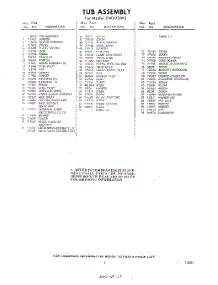 05 - Section parts for Whirlpool SWU70W2 / from AppliancePartsPros.com