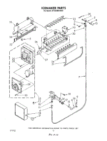08 - Ice Maker parts for Whirlpool Refrigerator ET25DMXVN01 / from AppliancePartsPros.com