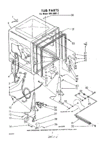 02 - Tub parts for Whirlpool SDU60012 / from AppliancePartsPros.com