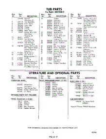 03 - Literature And Optional parts for Whirlpool Dishwasher SHU75040 / from AppliancePartsPros.com