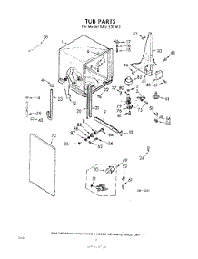 04 - Tub parts for Whirlpool SAU530W3 / from AppliancePartsPros.com