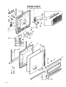 04 - Door parts for Whirlpool SDU70000 / from AppliancePartsPros.com