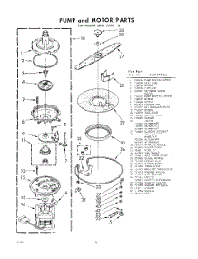 06 - Pump And Motor parts for Whirlpool SDU70000 / from AppliancePartsPros.com