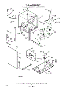 04 - Tub parts for Whirlpool SWU80W0 / from AppliancePartsPros.com