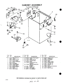 04 - Section parts for Whirlpool SVP50W0 / from AppliancePartsPros.com