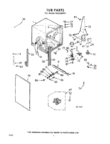 04 - Tub parts for Whirlpool SAU540P0 / from AppliancePartsPros.com