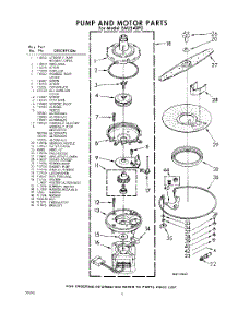 06 - Pump And Motor parts for Whirlpool SAU540P0 / from AppliancePartsPros.com