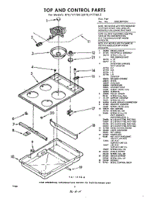 06 - Top And Control parts for Whirlpool RYE7760W2 / from AppliancePartsPros.com