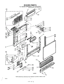 02 - Door parts for Whirlpool SWU80W2 / from AppliancePartsPros.com