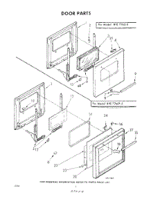 04 - Door parts for Whirlpool RYE7760W5 / from AppliancePartsPros.com