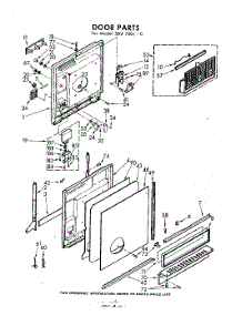 04 - Door parts for Whirlpool SDU70010 / from AppliancePartsPros.com