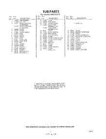 05 - Section parts for Whirlpool SAU540P1 / from AppliancePartsPros.com