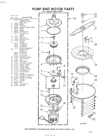 06 - Pump And Motor parts for Whirlpool SAU540P1 / from AppliancePartsPros.com