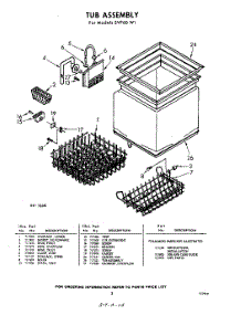 03 - Section parts for Whirlpool SVP60W1 / from AppliancePartsPros.com