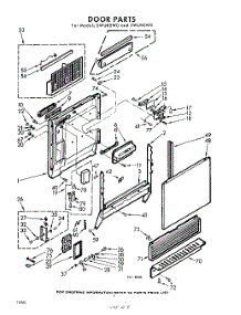 02 - Door parts for Whirlpool SWU90W0 / from AppliancePartsPros.com