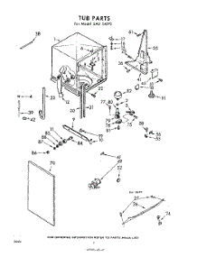 04 - Tub parts for Whirlpool SAU540P2 / from AppliancePartsPros.com