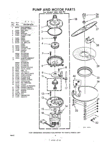 06 - Pump And Motor parts for Whirlpool SAU540P2 / from AppliancePartsPros.com