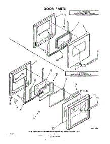 04 - Door parts for Whirlpool RYE7860P / from AppliancePartsPros.com