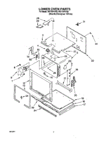 03 - Lower Oven parts for Whirlpool Oven RB770PXYB6 / from AppliancePartsPros.com
