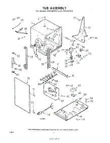 04 - Tub parts for Whirlpool SWU90W2 / from AppliancePartsPros.com