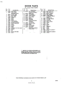 03 - Section parts for Whirlpool SAU540P3 / from AppliancePartsPros.com