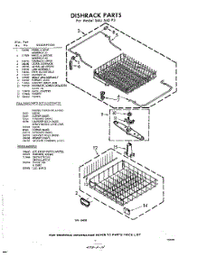 07 - Dish Rack , Lit / Optional parts for Whirlpool SAU540P3 / from AppliancePartsPros.com