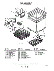 03 - Section parts for Whirlpool SVP75W0 / from AppliancePartsPros.com